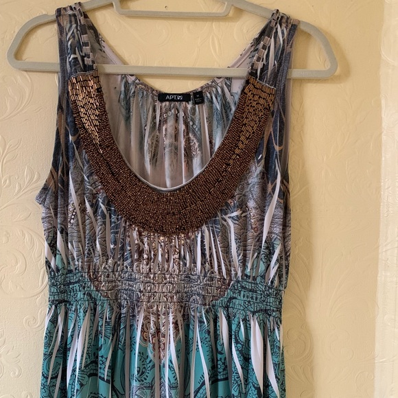 Apt 9 Summer Dress with Beaded neckline - Picture 3 of 5